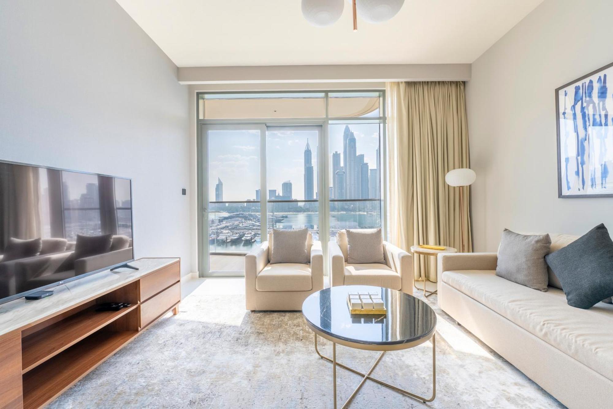 Ultra Luxury Emaar Beachfront - Private Beach And Pool Dubai Esterno foto
